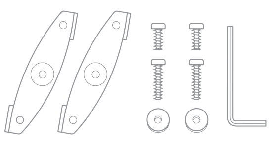 Drop ceiling mount kit