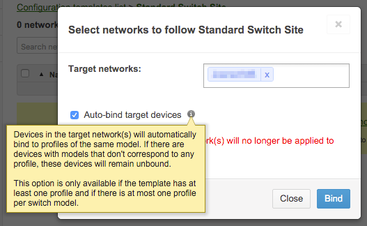 Auto-Binding Switches