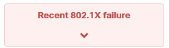 802.1X failure - error screenshot