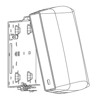 Attach the MR55 to the Mount Cradle Step2