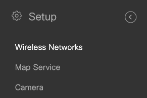 Go to Setup → Wireless Networks.