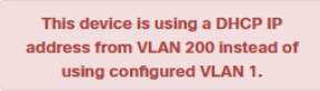 wrong VLAN DHCP alert