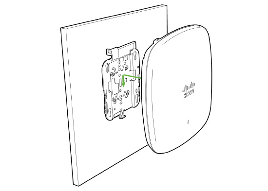 Attach the AP to the Universal Mounting Bracket