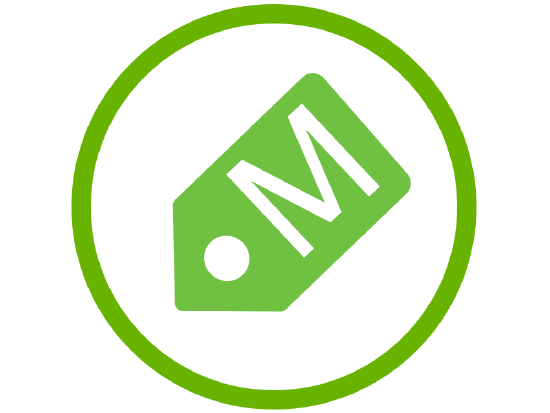 Meraki branded green tag graphics