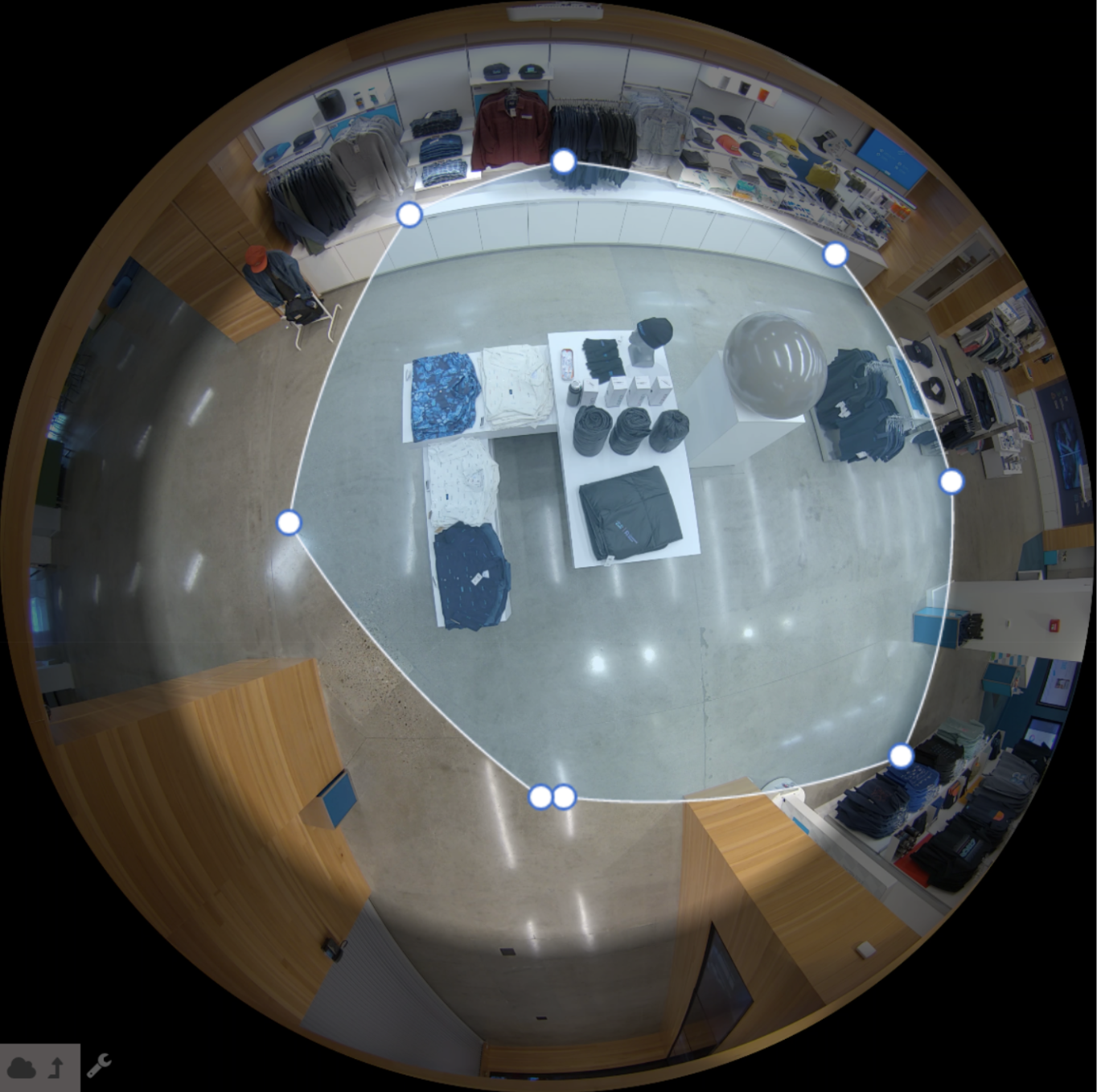 This image displays  Area occupancy configuration.