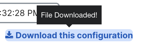 Download this configuration