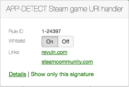 Threat Detection APP-DETECTED for steam download.