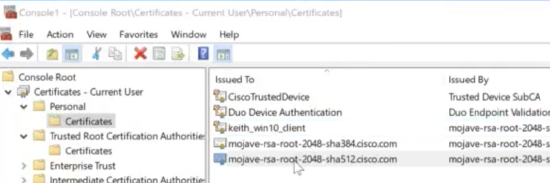 For example on a Windows Machine, run MMC, add Certificates Snap-in, navigate to Personal > Certificates folder and import or request a new certificate.