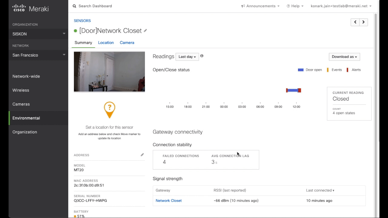If an alert profile is assigned, the alert event on timeline will consist of a thumbnail and a time stamped link to the assigned Camera.