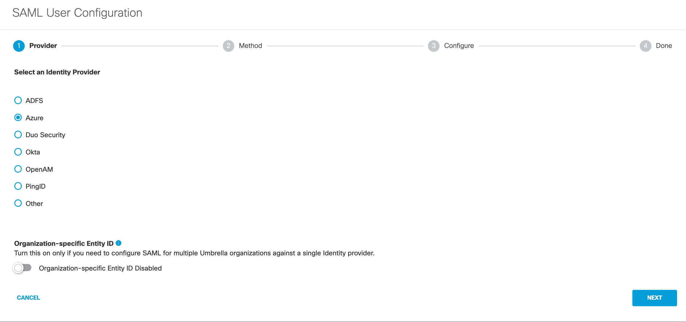 UMB_SAML_select Azure.png