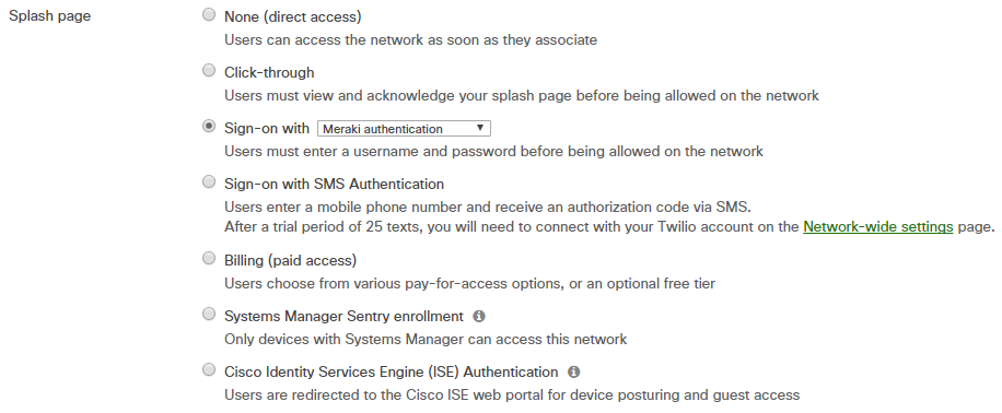 Sign-on Splash page with Meraki Authentication.png