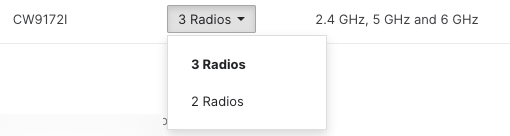 Screenshot of the dashboard showing Flex Radio configuration 