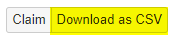 Download as CSV button