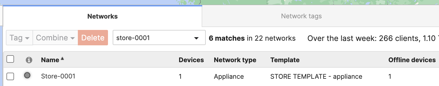 appliance only network that needs to be converted into combined network