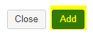 click on add to confirm changes after creating template