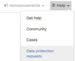 Data requests