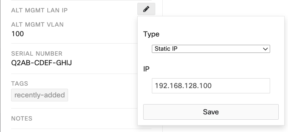 AMI error state