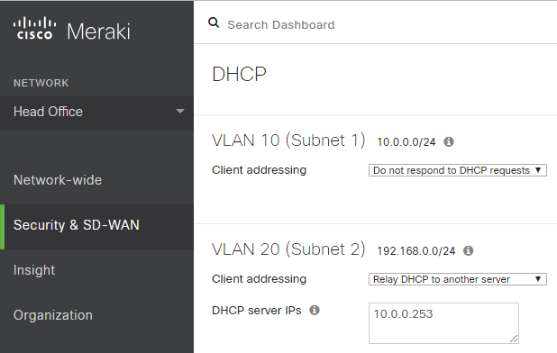 Настройка dhcp relay windows server