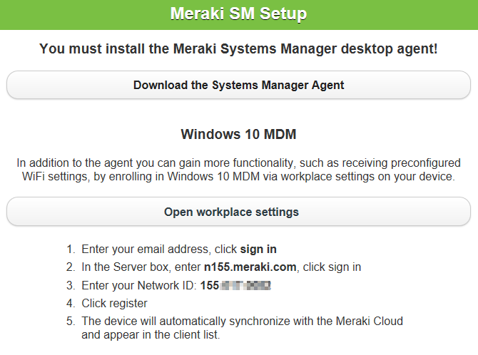 meraki byod