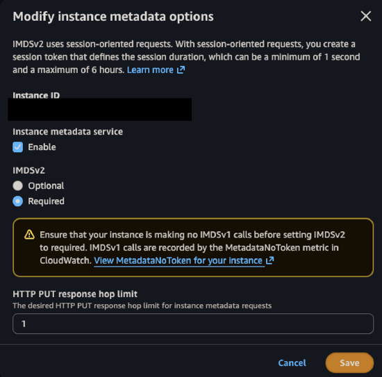 Change IMDSv2 setting.png