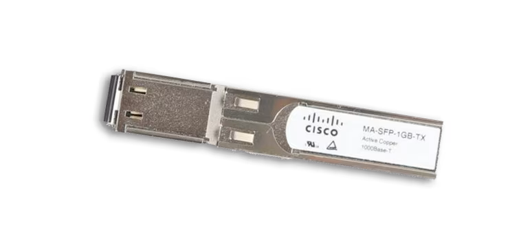 Photo of the MA-SFP-1GB-TX accessory.
