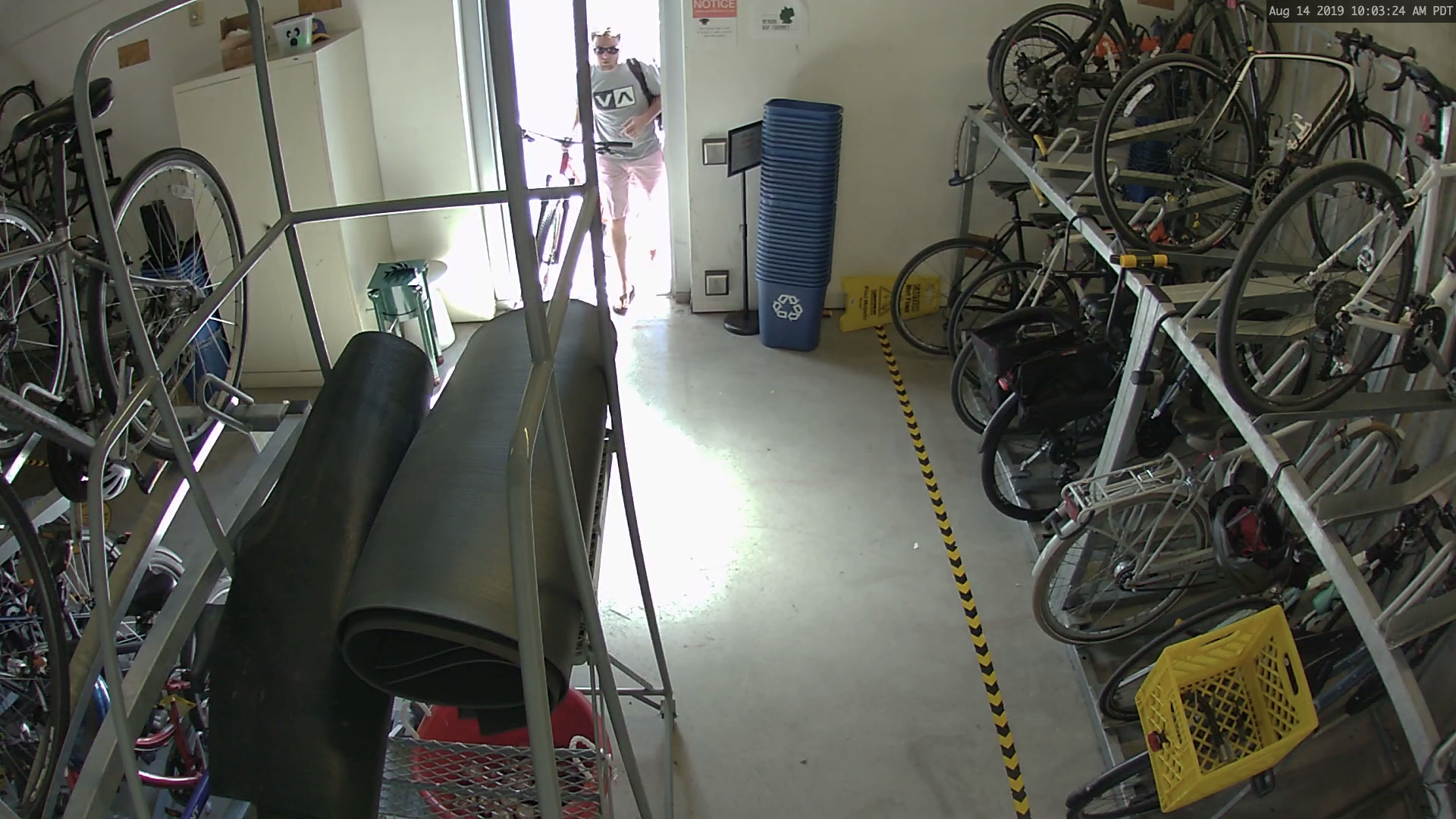 Image shows a zoomed-out view with a 111-degree field of view to illustrate the wider area covered.