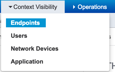 Navigating to Endpoints under Context Visibility